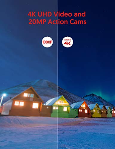 Victure Nueva Versión 4K/50FPS Cámara Deportiva Wi-Fi 4K Ultra HD 20MP con Control Remoto y Pantalla Táctil (Action Camera Acuatica de 40M con 2 Baterías y Cargador Externo) Victure Nueva Versión 4K/50FPS Cámara Deportiva Wi-Fi 4K Ultra HD 20MP con Control Remoto y Pantalla Táctil (Action Camera Acuatica de 40M con 2 Baterías y Cargador Externo)