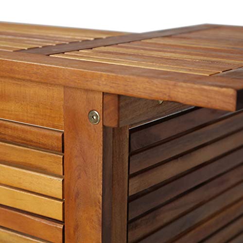 vidaXL Acacia Mesa Alta Bar Estantes Madera Mueble Bebidas Barra Jardín Casa vidaXL Acacia Mesa Alta Bar Estantes Madera Mueble Bebidas Barra Jardín Casa