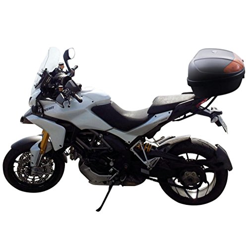 vidaXL Maleta Baúl para Motos Motocicleta Accesorios Equipaje para 2 Cascos 72 L Negro