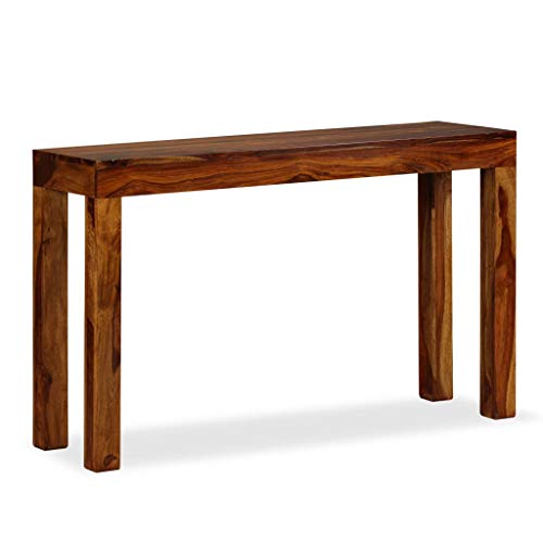 vidaXL Mesa Consola de Madera Maciza de Sheesham Dimension 120x35x75 cm Marrón vidaXL Mesa Consola de Madera Maciza de Sheesham Dimension 120x35x75 cm Marrón