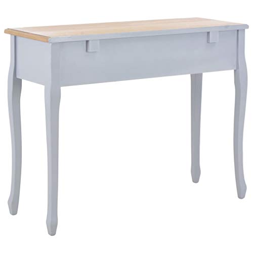 vidaXL Mesa Entrada Recibidor Consola 3 Cajones Madera MDF Mesita Auxiliar Pasillo Vestíbulo Comedor Teléfono Llaves Mueble Aparador Tocador Gris vidaXL Mesa Entrada Recibidor Consola 3 Cajones Madera MDF Mesita Auxiliar Pasillo Vestíbulo Comedor Teléfono Llaves Mueble Aparador Tocador Gris