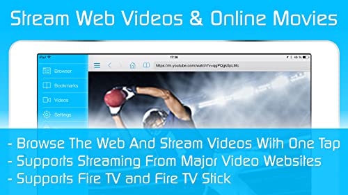 Video & TV Cast for Fire TV: Best Browser to stream any web-video on HD-TV displays