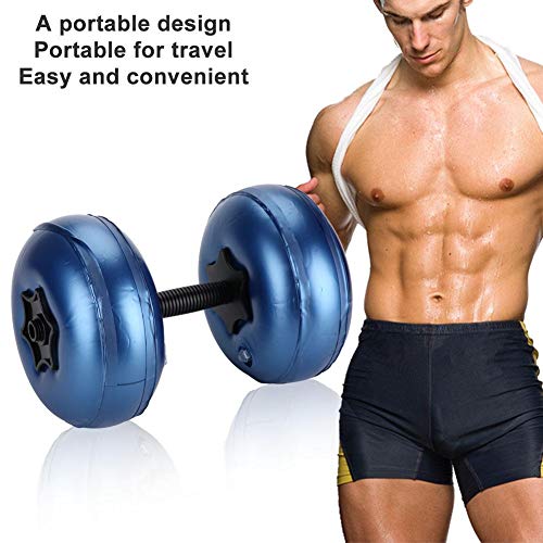 VIFER Mancuernas Mancuernas Ajustables con Mancuernas Llenas de Agua Conjunto de Equipo de Mancuernas de Fitness Ecológico(8-10kg-Azul) VIFER Mancuernas Mancuernas Ajustables con Mancuernas Llenas de Agua Conjunto de Equipo de Mancuernas de Fitness Ecológico(8-10kg-Azul)