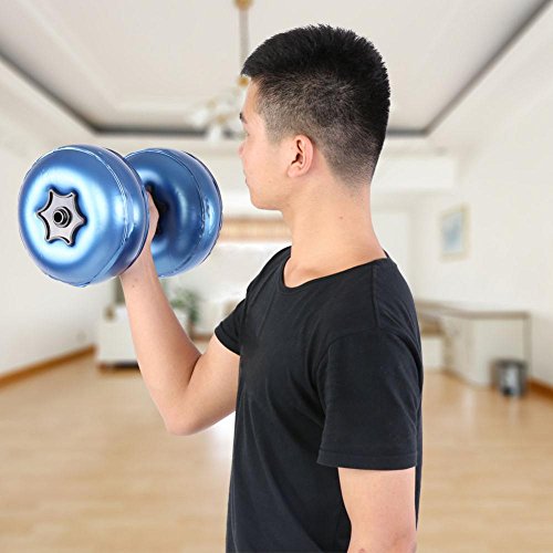 VIFER Mancuernas Mancuernas Ajustables con Mancuernas Llenas de Agua Conjunto de Equipo de Mancuernas de Fitness Ecológico(8-10kg-Azul) VIFER Mancuernas Mancuernas Ajustables con Mancuernas Llenas de Agua Conjunto de Equipo de Mancuernas de Fitness Ecológico(8-10kg-Azul)