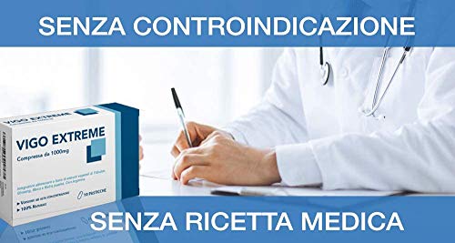 VIGO EXTREME 1000 MG | 10 Cáps. Sin Ninguna Contraindicación | Made In Italy | Energizzante Naturale con Tribulus, Maca, Muira Puama, Ginseng y L-Arginina VIGO EXTREME 1000 MG | 10 Cáps. Sin Ninguna Contraindicación | Made In Italy | Energizzante Naturale con Tribulus, Maca, Muira Puama, Ginseng y L-Arginina