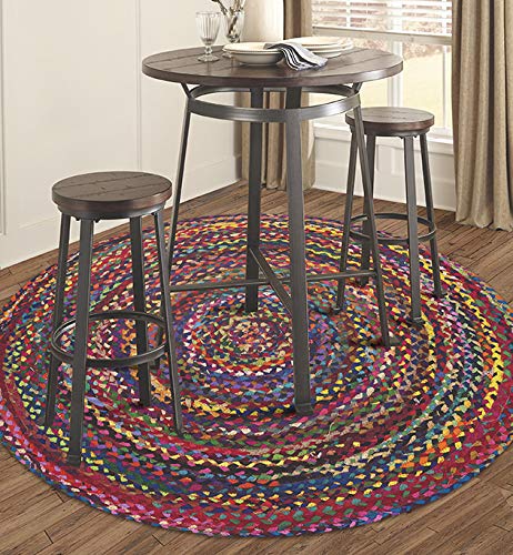 VILBER African Prints Alfombra Vinilo. Redonda Confeti Diámetro 52 cm VILBER African Prints Alfombra Vinilo. Redonda Confeti Diámetro 52 cm