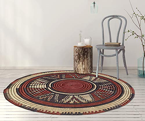 VILBER African Prints Alfombra Vinilo SERENGUETI. Diámetro 78 cm VILBER African Prints Alfombra Vinilo SERENGUETI. Diámetro 78 cm