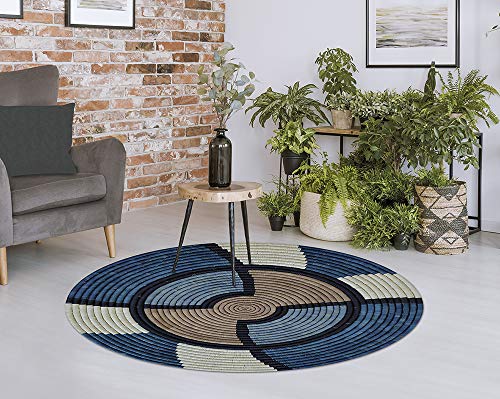 VILBER African Prints Alfombra Vinilo Tribu. Diámetro 97 cm VILBER African Prints Alfombra Vinilo Tribu. Diámetro 97 cm