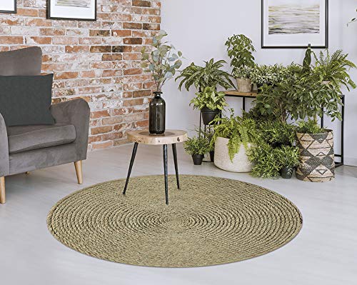 VILBER Natural Look Alfombra Vinilo ALMERIA. Diámetro 155 cm