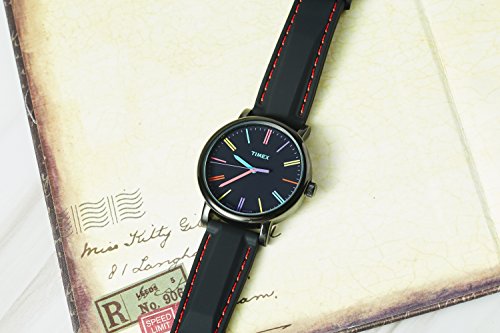 Vinband Correa Silicona Reloj Correa Suave Reemplazo de Banda de Acero Inoxidable Hebilla - 18, 20, 22, 24 mm Correas de Cuero para Reloj (22mm, Negro-Rojo) Vinband Correa Silicona Reloj Correa Suave Reemplazo de Banda de Acero Inoxidable Hebilla - 18, 20, 22, 24 mm Correas de Cuero para Reloj (22mm, Negro-Rojo)