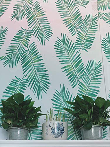Vinilo decorativo autoadhesivo Tropical Palm Shelf Liner Papel tapiz de papel para paredes Armarios Estantes Cómoda Cajón Mesa Puerta Muebles Etiqueta 45CMx3M Vinilo decorativo autoadhesivo Tropical Palm Shelf Liner Papel tapiz de papel para paredes Armarios Estantes Cómoda Cajón Mesa Puerta Muebles Etiqueta 45CMx3M