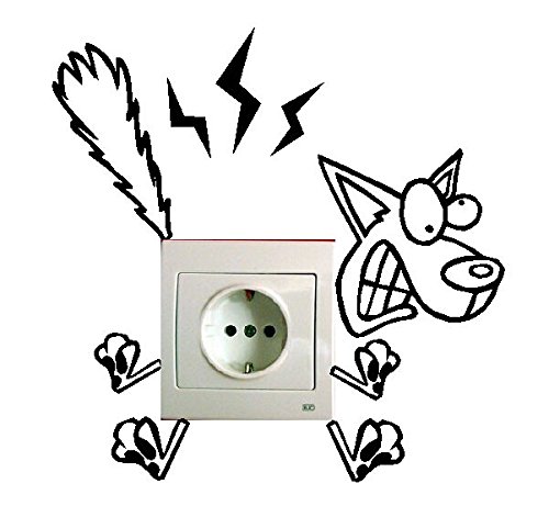 Vinilo decorativo pegatina pared, cristal, puerta, electrocutado Vinilo decorativo pegatina pared, cristal, puerta, electrocutado