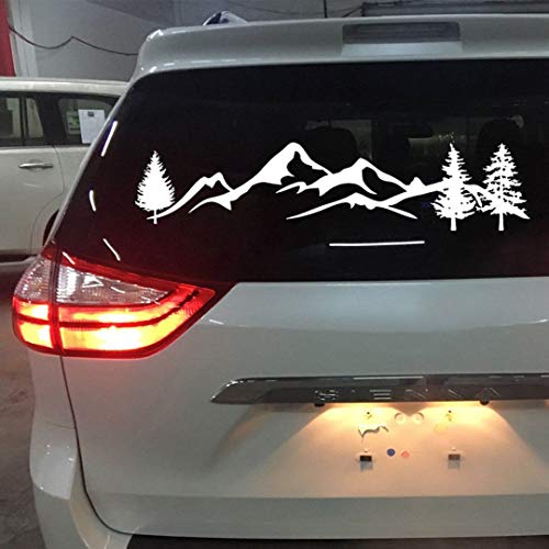 Vinilo Pegatina Adhesivo Montes en Negro Coches, caravanas, Jeep, autocaravanas, 4 x 4 Acabado 1 m de CHPYHOME Vinilo Pegatina Adhesivo Montes en Negro Coches, caravanas, Jeep, autocaravanas, 4 x 4 Acabado 1 m de CHPYHOME