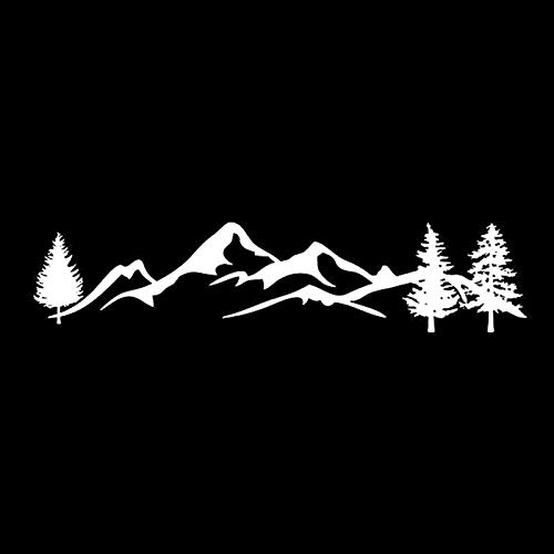 Vinilo Pegatina Adhesivo Montes en Negro Coches, caravanas, Jeep, autocaravanas, 4 x 4 Acabado 1 m de CHPYHOME Vinilo Pegatina Adhesivo Montes en Negro Coches, caravanas, Jeep, autocaravanas, 4 x 4 Acabado 1 m de CHPYHOME