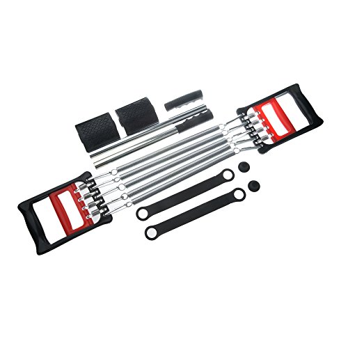 Vinteky® 2 en 1 Multi-función 5 resortes, Músculo extensor, Musculación fitness para Pecho Espalda Brazos Hombros Abdomen Piernas, Pulling Ejercitador Vinteky® 2 en 1 Multi-función 5 resortes, Músculo extensor, Musculación fitness para Pecho Espalda Brazos Hombros Abdomen Piernas, Pulling Ejercitador