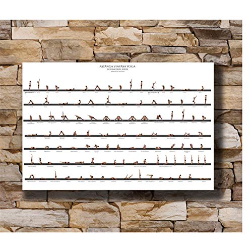 Vinyasa Yoga Astanga Poster da parete Stampa su tela Decorazione-50x70cm Senza cornice Vinyasa Yoga Astanga Poster da parete Stampa su tela Decorazione-50x70cm Senza cornice