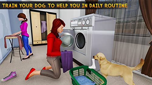 Virtual Family Pet Dog Home Adventure