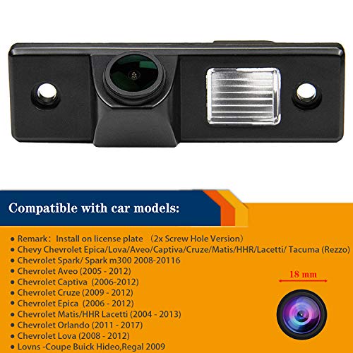 Visión Nocturna Impermeable Revertir de Copia de Seguridad Cámara Cámara de Aparcamiento Cámaras de visión trasera para Chevrolet Spark Orlando Epica/Lova/Captiva/Cruce/Aveo Chevrolet Tacuma(Rezzo)