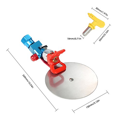 Vislone 7/8"Pulverizador de pintura Herramienta de guía de pulverización Punta de pulverización sin aire de la máquina de pulverización Airless para Graco Wagner Titan