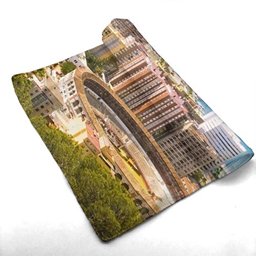 Vista aƩrea de MƔlaga con Plaza de toros y Puerto EspaƱa Tradicional Ciudad Europea Toalla de Mano, Toalla de Viaje, Toalla de baƱo, Toallitas Muy absorbentes Toallas Multiusos 70x30 cm Vista aƩrea de MƔlaga con Plaza de toros y Puerto EspaƱa Tradicional Ciudad Europea Toalla de Mano, Toalla de Viaje, Toalla de baƱo, Toallitas Muy absorbentes Toallas Multiusos 70x30 cm