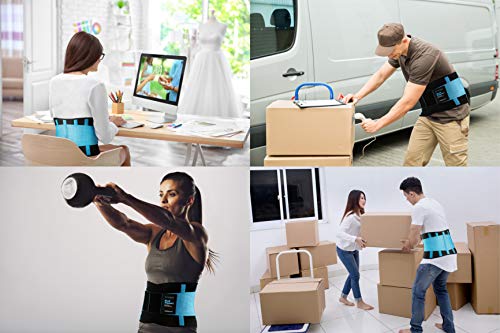 Vitalbak Faja Lumbar Hombre y Mujer - Alivia el Dolor y Las Lesiones en Cintura y Espalda - Cinturón Lumbar con Doble Ajuste - Gratis Bolsa de Transporte Vitalbak Faja Lumbar Hombre y Mujer - Alivia el Dolor y Las Lesiones en Cintura y Espalda - Cinturón Lumbar con Doble Ajuste - Gratis Bolsa de Transporte