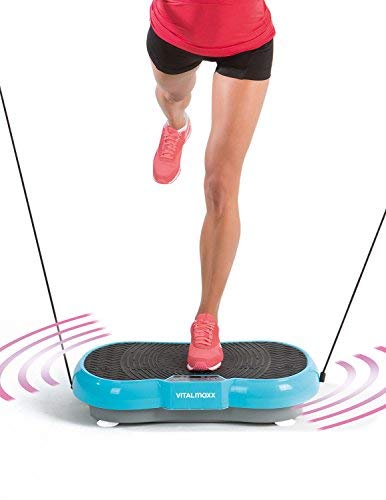 VITALmaxx Trainer a vibrazione con 99 livelli di vibrazione e 10 programmi e Display LCD | Allenamento per Tutto il Corpo a casa, comprese le Bande di espansione VITALmaxx Trainer a vibrazione con 99 livelli di vibrazione e 10 programmi e Display LCD | Allenamento per Tutto il Corpo a casa, comprese le Bande di espansione