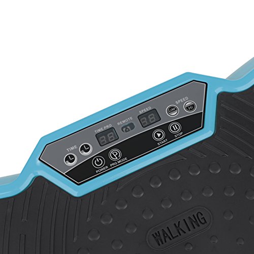 VITALmaxx Trainer a vibrazione con 99 livelli di vibrazione e 10 programmi e Display LCD | Allenamento per Tutto il Corpo a casa, comprese le Bande di espansione