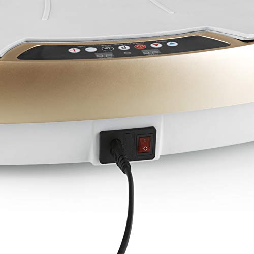 VITALmaxx Trainer a vibrazione con 99 livelli di vibrazione e 10 programmi e Display LCD | Allenamento per Tutto il Corpo a casa, comprese le Bande di espansione VITALmaxx Trainer a vibrazione con 99 livelli di vibrazione e 10 programmi e Display LCD | Allenamento per Tutto il Corpo a casa, comprese le Bande di espansione