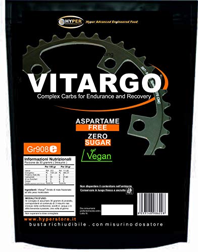 Vitargo ® 908 gr Almidones Absorción rápida Bajo índice glucémico Recuperación muscular Carbohidratos Pre entrenamiento. Energía rápida para ciclismo y para todos los deportes