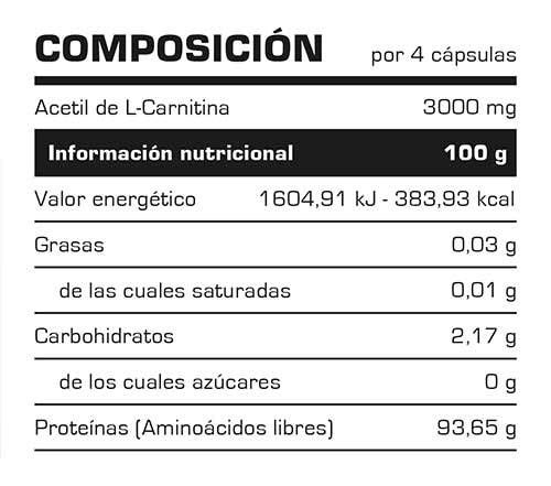 VITOBEST ALC ACETYL L-CARNITINE (90 CAPS) - Suplementos Alimentación y Suplementos Deportivos - Vitobest