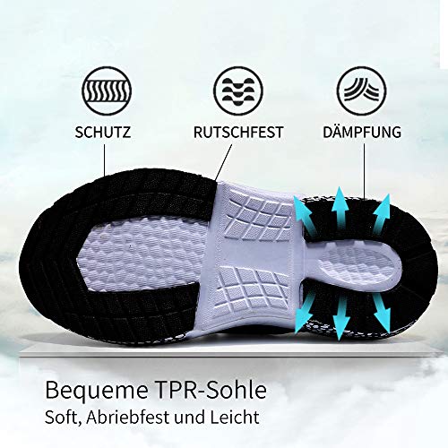 VITUOFLY - Zapatillas de deporte para niños, para interior y niña, transpirables, para senderismo, unisex, con parte superior baja, ligeras., color Gris, talla 35 EU VITUOFLY - Zapatillas de deporte para niños, para interior y niña, transpirables, para senderismo, unisex, con parte superior baja, ligeras., color Gris, talla 35 EU