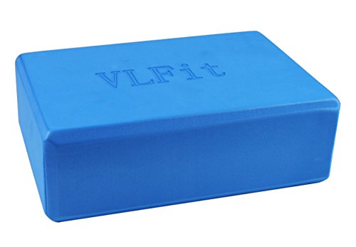 VLFit Juego de 2 Espuma EVA Bloques de Yoga (Azul)