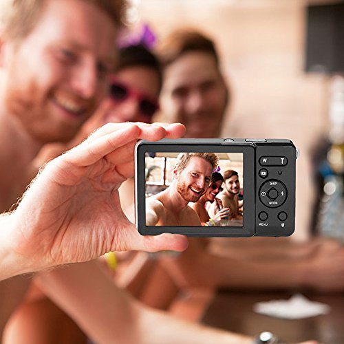 Vmotal GDC80X2 Mini cámara Digital compacta 12 MP HD 2,8" TFT LCD para niños/Principiantes/Ancianos (Rojo & Negro) Vmotal GDC80X2 Mini cámara Digital compacta 12 MP HD 2,8" TFT LCD para niños/Principiantes/Ancianos (Rojo & Negro)