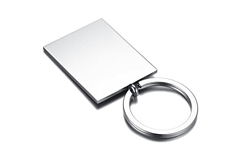 Vnox Etiqueta engomada en Blanco del Llavero de la Etiqueta de Perro del Acero Inoxidable Libre Grabado Etiquetas Personalizadas para Hombres Mujeres Vnox Etiqueta engomada en Blanco del Llavero de la Etiqueta de Perro del Acero Inoxidable Libre Grabado Etiquetas Personalizadas para Hombres Mujeres