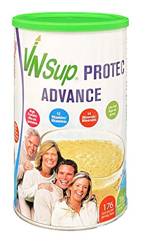 VNSup - Protec Advance | Suplemento Alimentario Batido de Proteínas Lácteas con Vitaminas Minerales Probioticos Glutamina y Aceite MCT, Sabor Vainilla