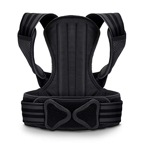 VOKKA Corrector de Postura, Corrector y Soporte para Columna Vertebral, Alivia Dolor en Cuello, Espalda y Hombros, Ajustable y Transpirable, Mejora la Postura y Proporciona Soporte para la Espalda, XL VOKKA Corrector de Postura, Corrector y Soporte para Columna Vertebral, Alivia Dolor en Cuello, Espalda y Hombros, Ajustable y Transpirable, Mejora la Postura y Proporciona Soporte para la Espalda, XL
