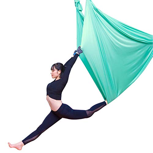 VOMI Aéreo Hamaca de Yoga, Columpio de Yoga Antigravedad, Degradado Multicolor, Mejora la Flexibilidad y la Fuerza del Núcleo, para Fitness en Casa - Accesorios de Montaje Incluidos,H VOMI Aéreo Hamaca de Yoga, Columpio de Yoga Antigravedad, Degradado Multicolor, Mejora la Flexibilidad y la Fuerza del Núcleo, para Fitness en Casa - Accesorios de Montaje Incluidos,H