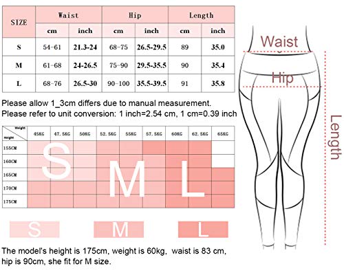 Voqeen Mujer Pantalones De Yoga Deportivos Leggings Alta Cintura Adelgazantes Elásticos y Transpirable secado rápido Fitness Jogging Leggins Voqeen Mujer Pantalones De Yoga Deportivos Leggings Alta Cintura Adelgazantes Elásticos y Transpirable secado rápido Fitness Jogging Leggins