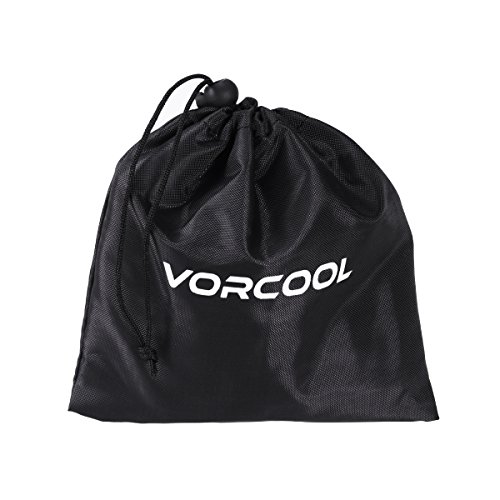 VORCOOL 2 Piezas Fitness Banda de Resistencia con Correas para el Tobillo con Bolsa de Almacenamiento, Correa Acolchada para Levantamiento de Pesas, Piernas, Abdominales y Ejercicios de Glúteos