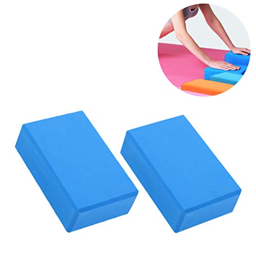 VORCOOL 2 Piezas Yoga Pilates EVA Bloques de Espuma Bloques de Deporte Ejercicio físico Gimnasio Entrenamiento Estiramiento Ayuda (Color Aleatorio) VORCOOL 2 Piezas Yoga Pilates EVA Bloques de Espuma Bloques de Deporte Ejercicio físico Gimnasio Entrenamiento Estiramiento Ayuda (Color Aleatorio)