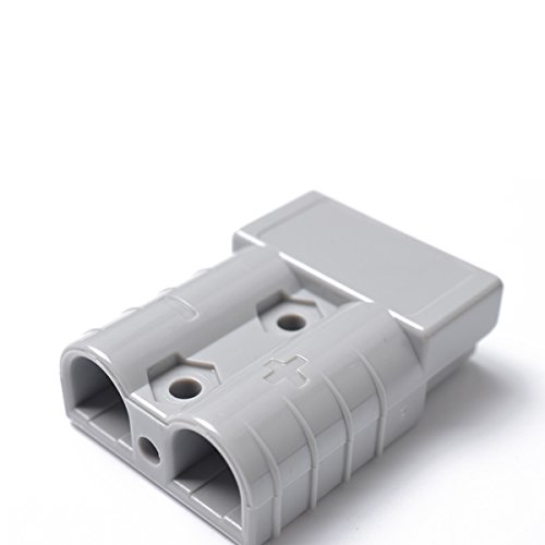VORCOOL - Conector rápido de batería con cable de 25 cm, 50 A, 600 V, color gris