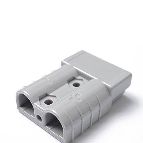 VORCOOL - Conector rápido de batería con cable de 25 cm, 50 A, 600 V, color gris VORCOOL - Conector rápido de batería con cable de 25 cm, 50 A, 600 V, color gris