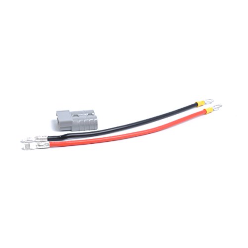 VORCOOL - Conector rápido de batería con cable de 25 cm, 50 A, 600 V, color gris