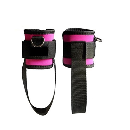 VORCOOL Correas ajustables del tobillo del deporte Correa del anillo en forma de tobillo de la aptitud para el entrenamiento del gimnasio de la pierna del levantamiento de pesas 2pcs (negro) VORCOOL Correas ajustables del tobillo del deporte Correa del anillo en forma de tobillo de la aptitud para el entrenamiento del gimnasio de la pierna del levantamiento de pesas 2pcs (negro)