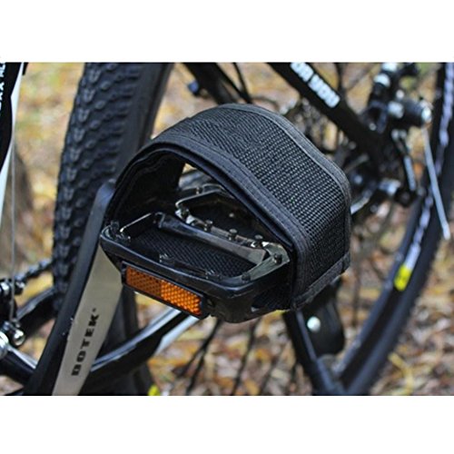 VORCOOL Correas de Pedal de Bicicleta, Correas de Pedal de Correa de pies de Bicicleta para Engranaje Fijo 1 par