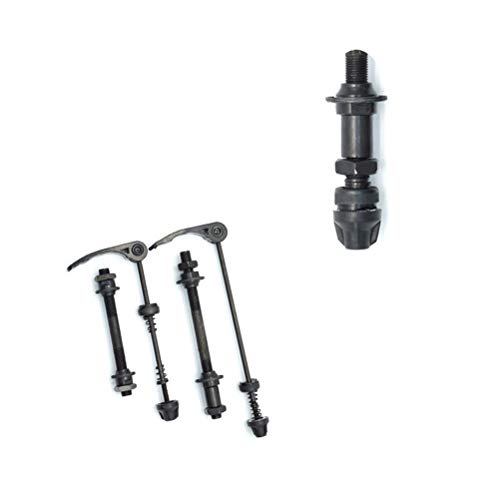 vorcool Quick Release Juego de buje para bicicleta mountain bike, de onda hueca eje trasero y delantero para bicicleta con estándar de distancia vorcool Quick Release Juego de buje para bicicleta mountain bike, de onda hueca eje trasero y delantero para bicicleta con estándar de distancia