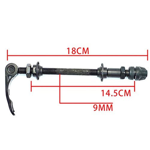 vorcool Quick Release Juego de buje para bicicleta mountain bike, de onda hueca eje trasero y delantero para bicicleta con estándar de distancia vorcool Quick Release Juego de buje para bicicleta mountain bike, de onda hueca eje trasero y delantero para bicicleta con estándar de distancia