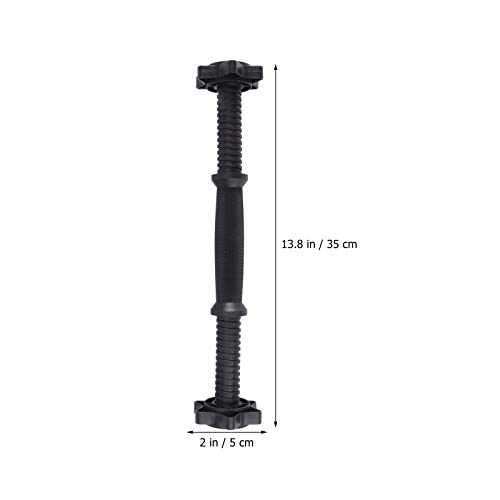 VOSAREA Manillar con rosca estándar de 2 piezas, barra de mancuernas Prime duradera para entrenamiento en gimnasio, 350 mm VOSAREA Manillar con rosca estándar de 2 piezas, barra de mancuernas Prime duradera para entrenamiento en gimnasio, 350 mm