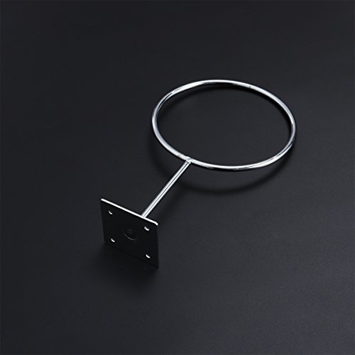 Vosarea Soporte de Bola de Acero Inoxidable para Montaje en Pared Soporte de Pared para balón de Medicina, Baloncesto, Voleibol, Almacenamiento de fútbol (Plateada) Vosarea Soporte de Bola de Acero Inoxidable para Montaje en Pared Soporte de Pared para balón de Medicina, Baloncesto, Voleibol, Almacenamiento de fútbol (Plateada)