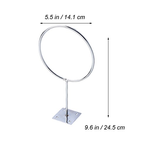 Vosarea Soporte de Bola de Acero Inoxidable para Montaje en Pared Soporte de Pared para balón de Medicina, Baloncesto, Voleibol, Almacenamiento de fútbol (Plateada) Vosarea Soporte de Bola de Acero Inoxidable para Montaje en Pared Soporte de Pared para balón de Medicina, Baloncesto, Voleibol, Almacenamiento de fútbol (Plateada)